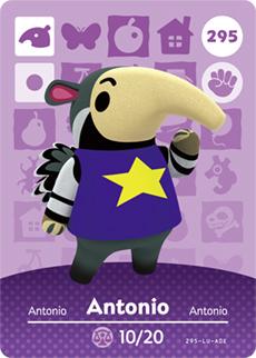 Antonio #295 [Animal Crossing Series 3]