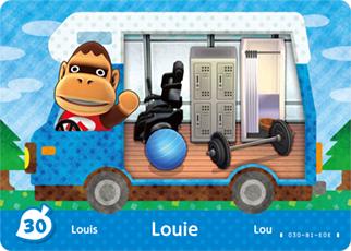 Louie #30 [Animal Crossing Welcome Amiibo]