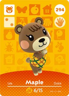 Maple #294 [Animal Crossing Series 3]