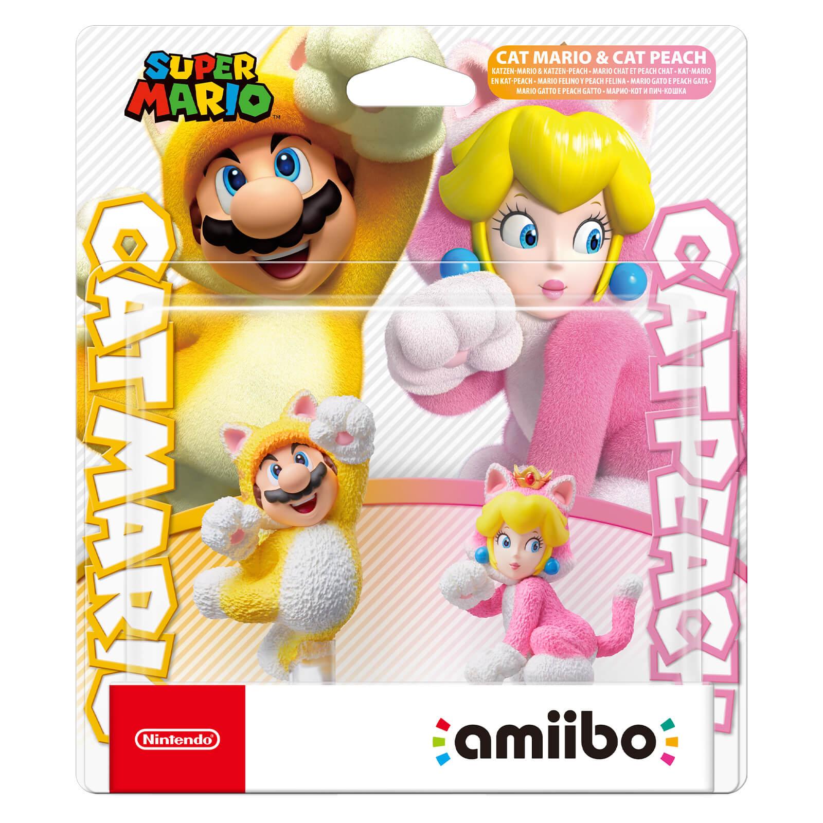Cat Mario and Cat Peach Double Pack