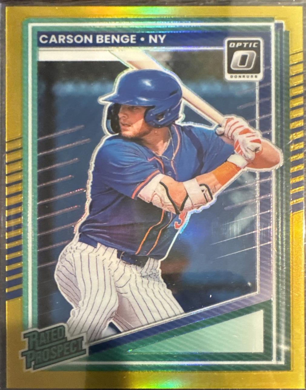 Carson Benge [Gold Optic] #158