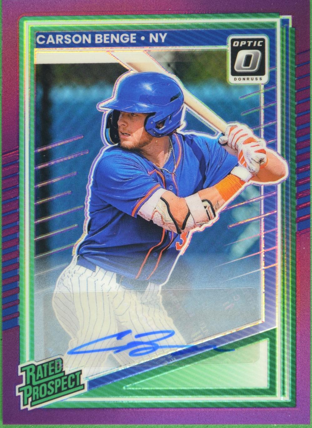 Carson Benge [Purple Optic Signature] #158