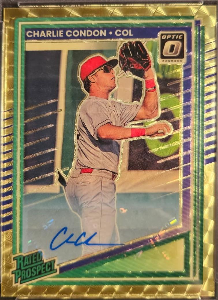 Charlie Condon [Gold Vinyl Optic Signature] #194