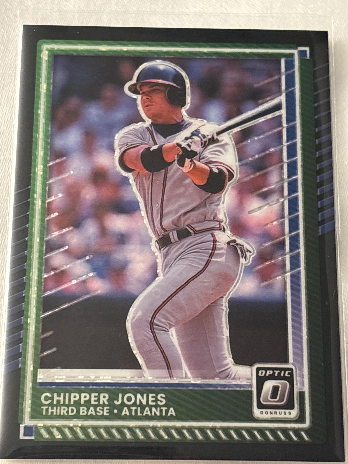 Chipper Jones [Black Pandora Optic] #92
