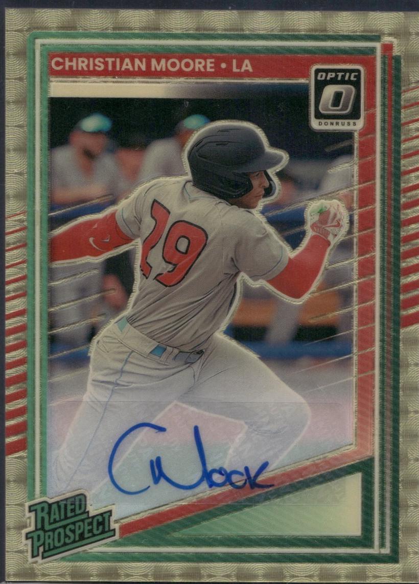 Christian Moore [Gold Vinyl Optic Signature] #145