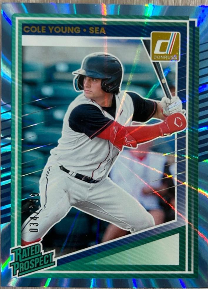 Cole Young [Carolina Blue Laser] #152