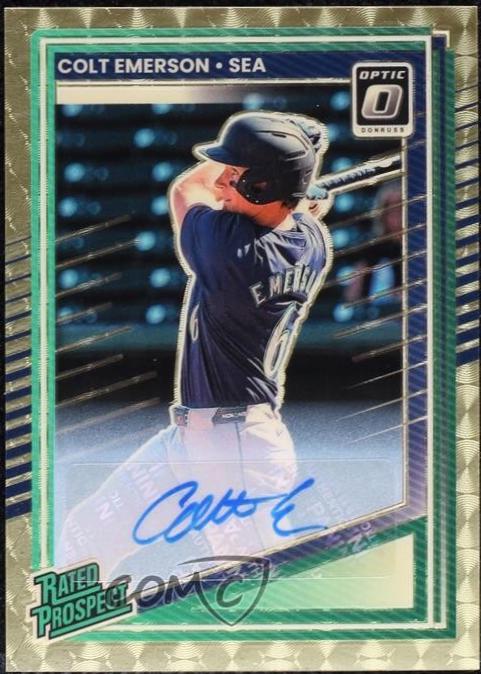 Colt Emerson [Gold Vinyl Optic Signature] #180