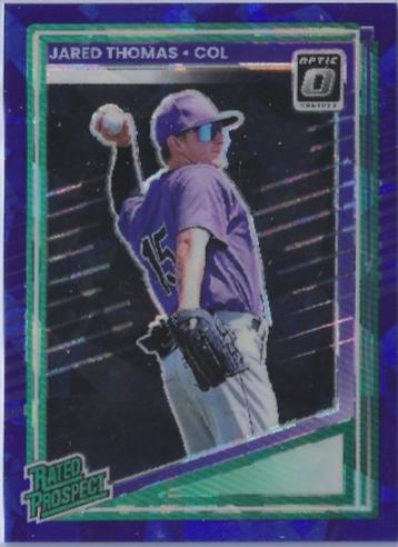 Jared Thomas [Blue Cracked Ice Optic] #147