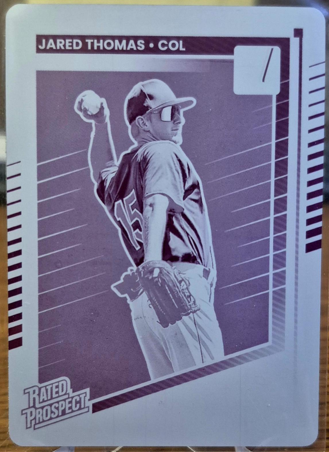 Jared Thomas [Printing Plate] #147