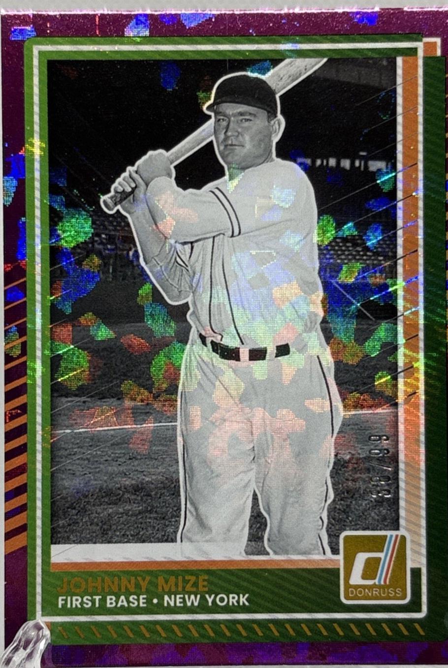 Johnny Mize [Purple Ice] #72