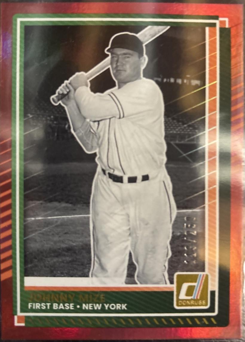 Johnny Mize [Red] #72