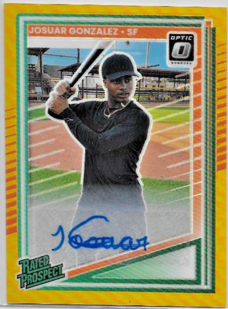 Josuar Gonzalez [Gold Optic Signature] #178