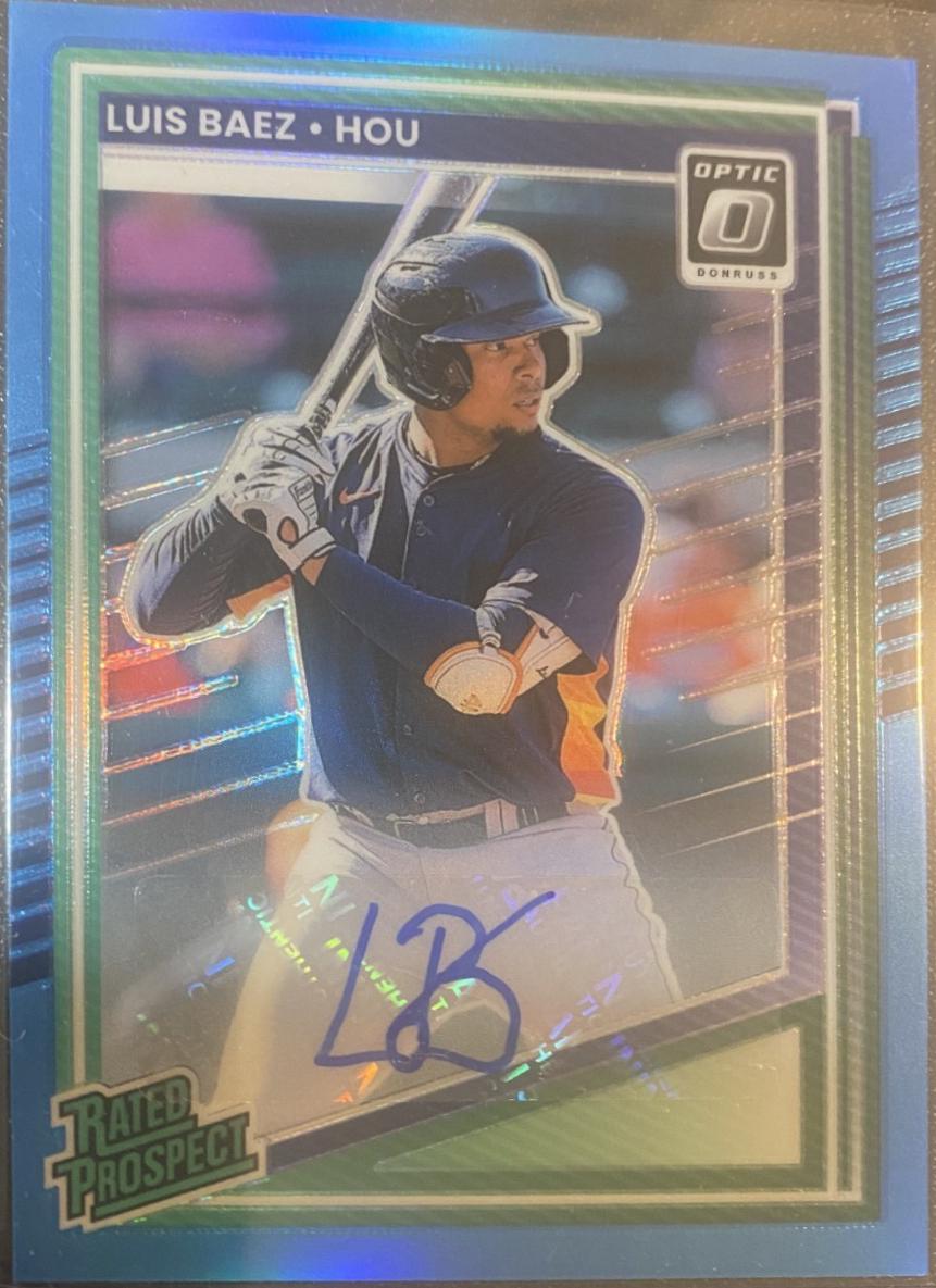 Luis Baez [Carolina Blue Optic Signature] #144