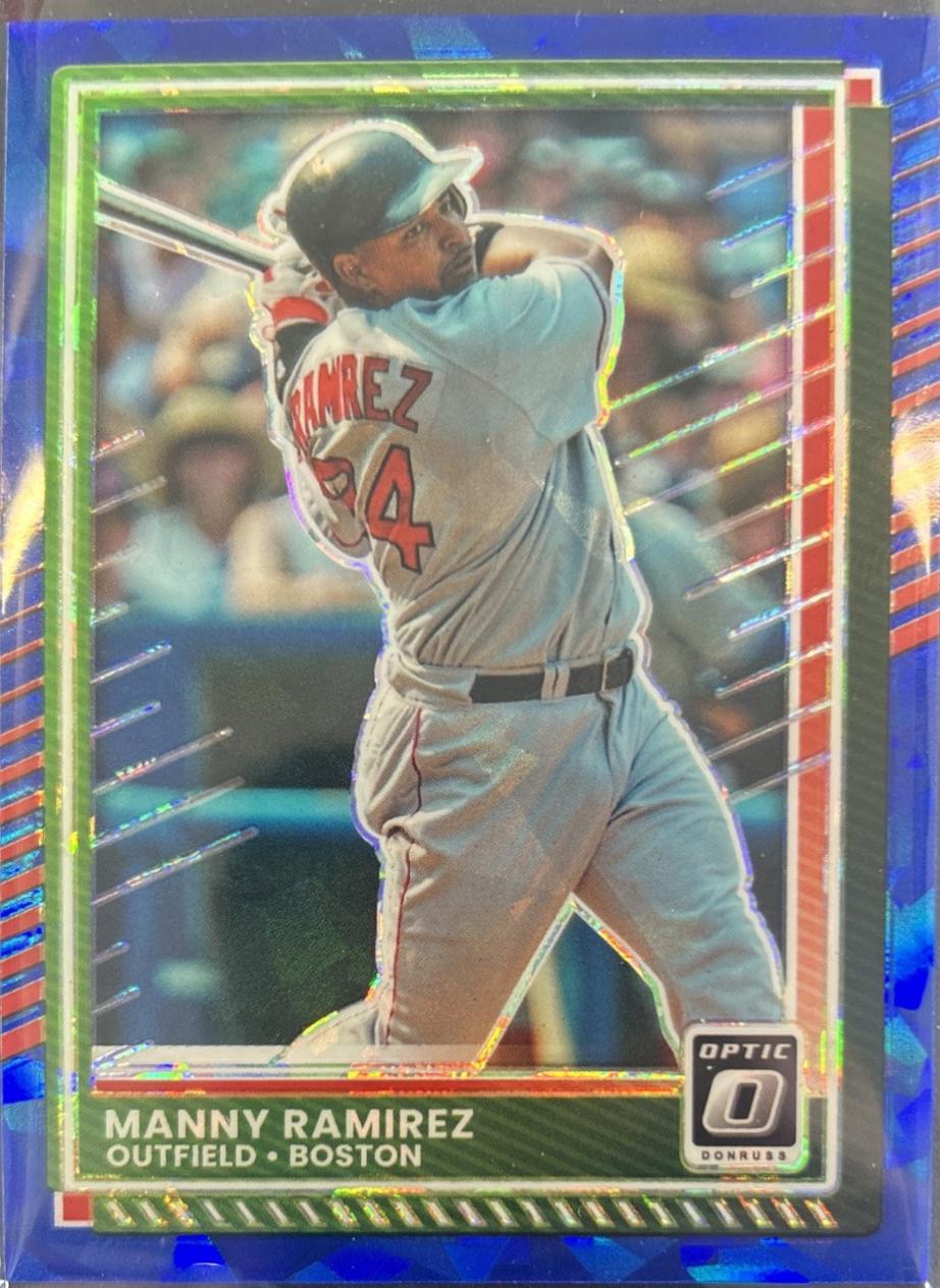 Manny Ramirez [Blue Cracked Ice Optic] #26