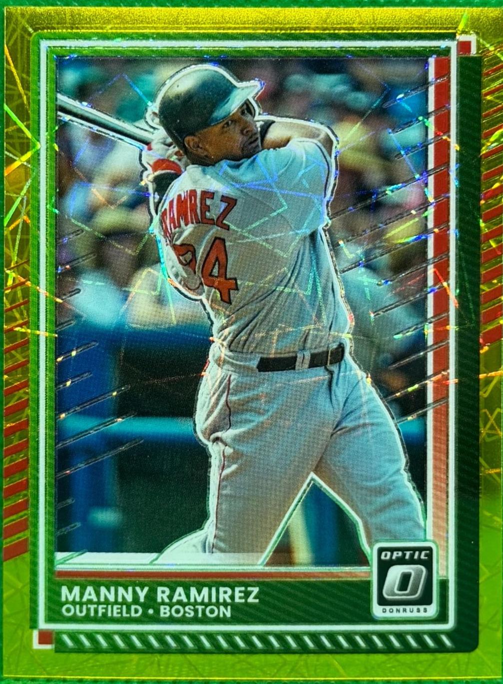 Manny Ramirez [Gold Velocity Optic] #26