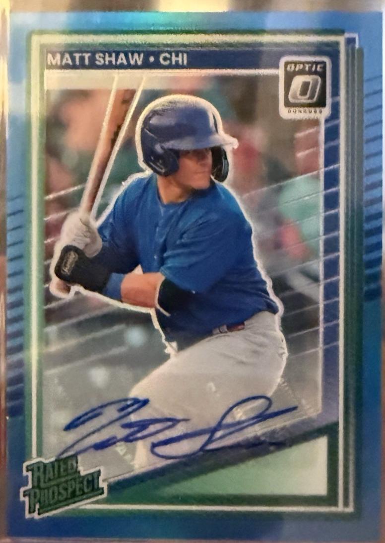 Matt Shaw [Carolina Blue Optic Signature] #143