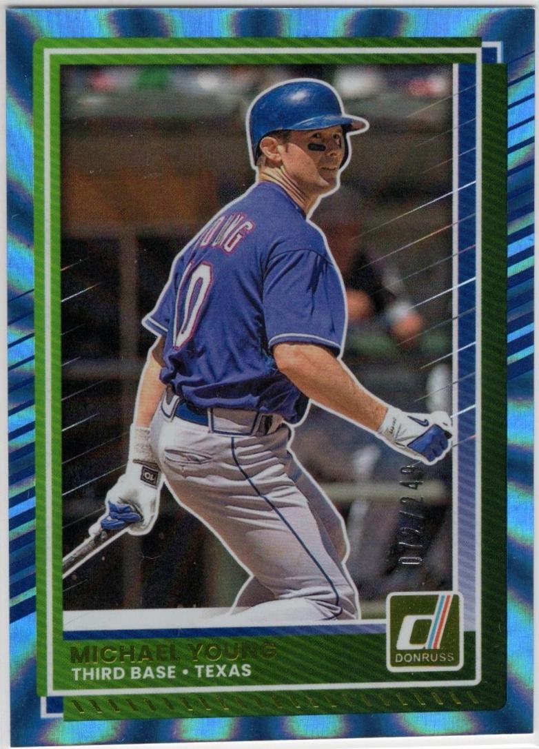 Michael Young [Carolina Blue Laser] #89