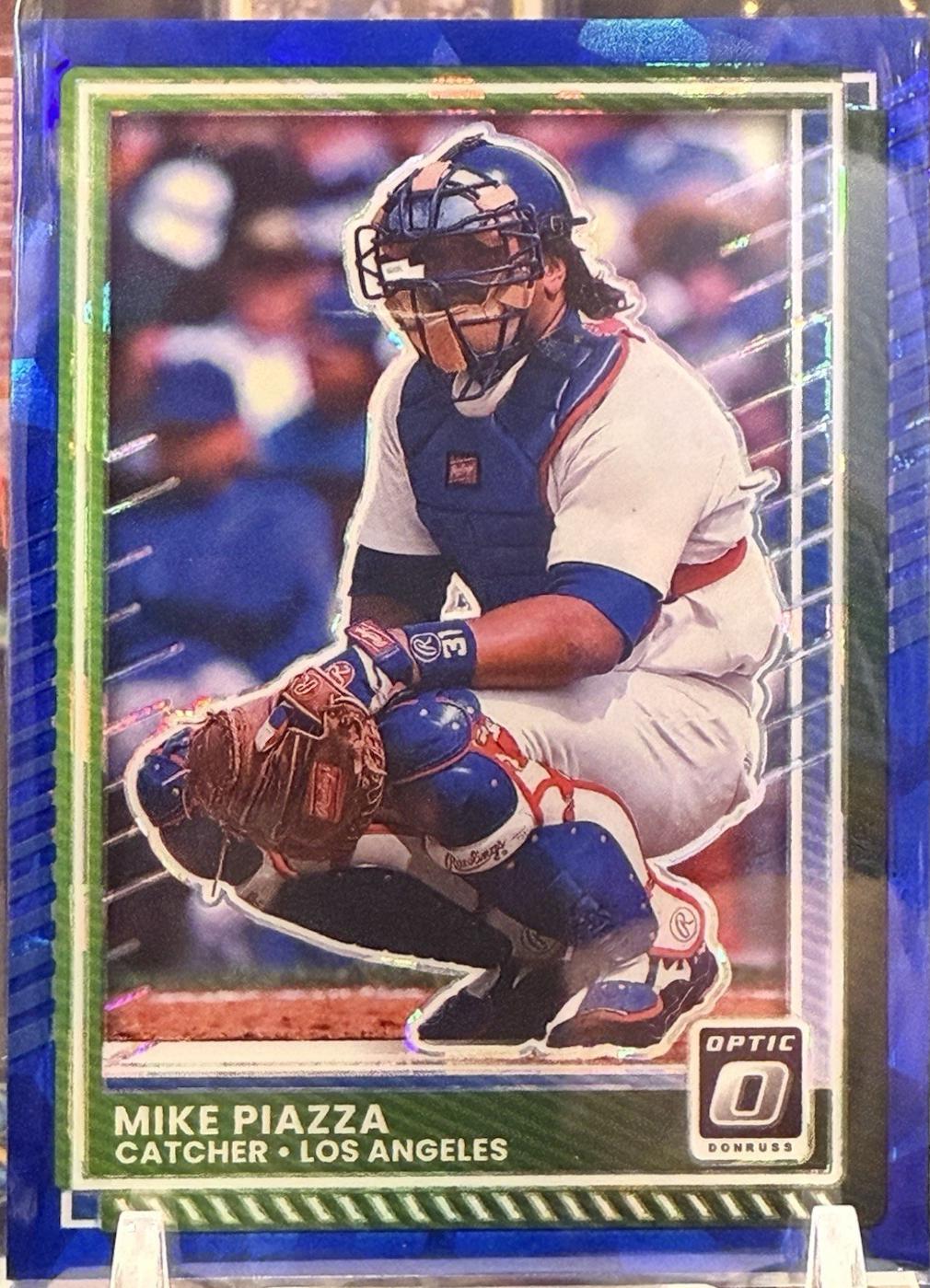 Mike Piazza [Blue Cracked Ice Optic] #48