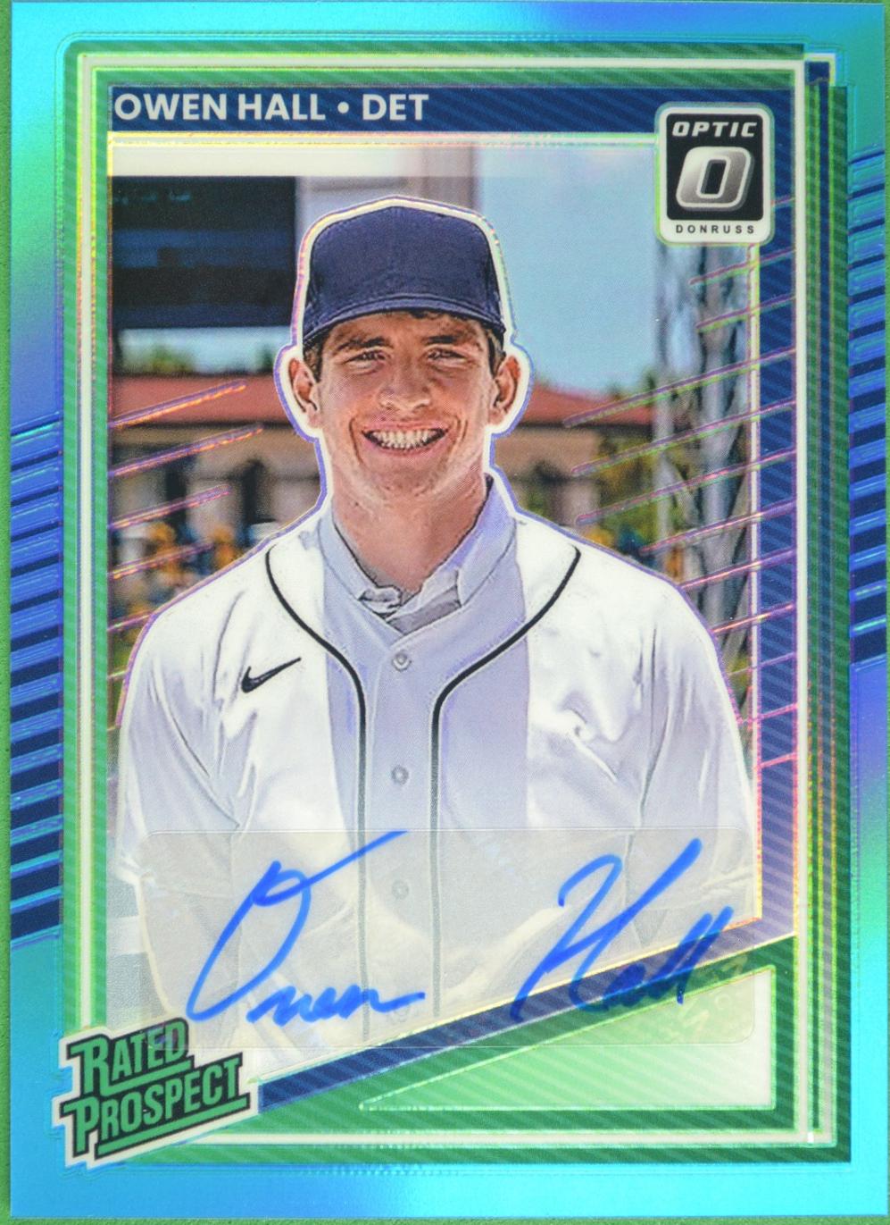 Owen Hall [Carolina Blue Optic Signature] #130