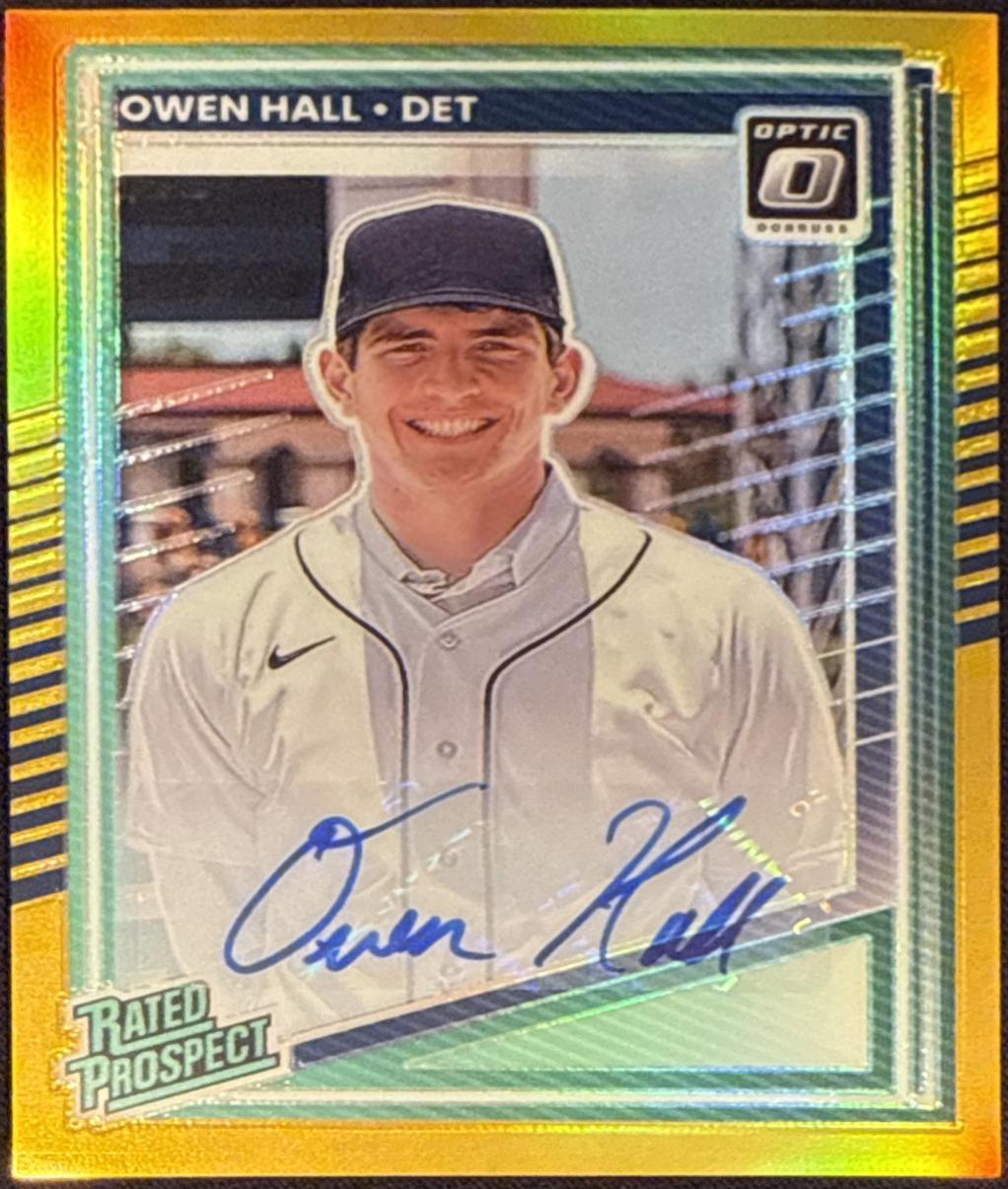 Owen Hall [Gold Optic Signature] #130