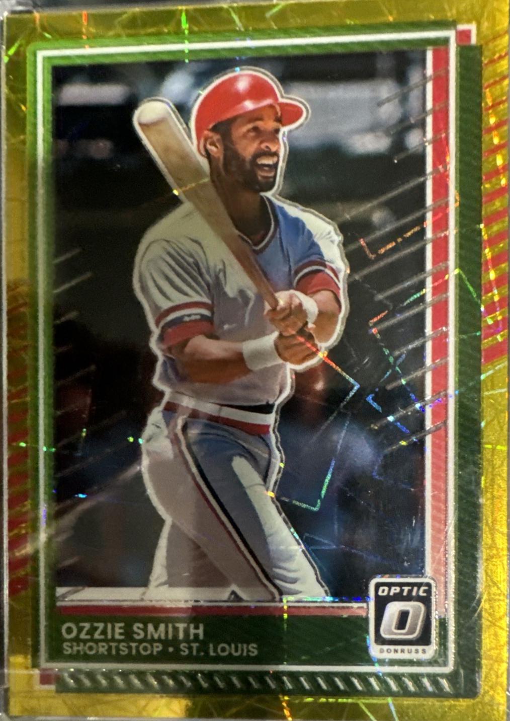 Ozzie Smith [Gold Velocity Optic] #3