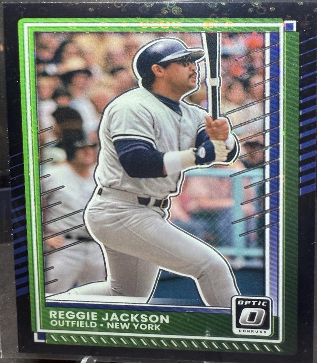 Reggie Jackson [Black Velocity Optic] #75