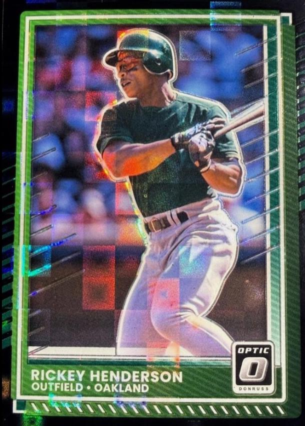 Rickey Henderson [Black Pandora Optic] #7