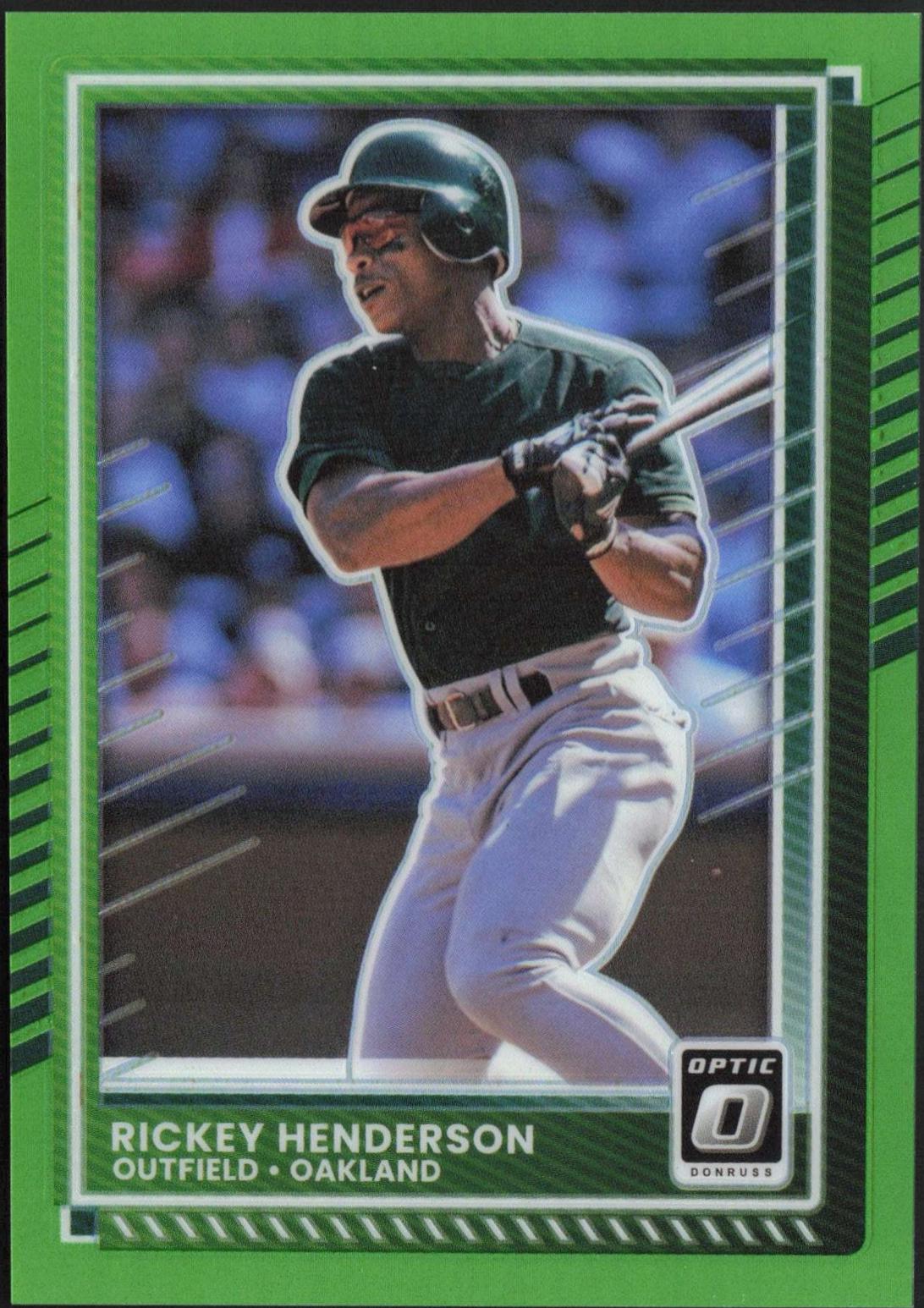 Rickey Henderson [Green Velocity Optic] #7