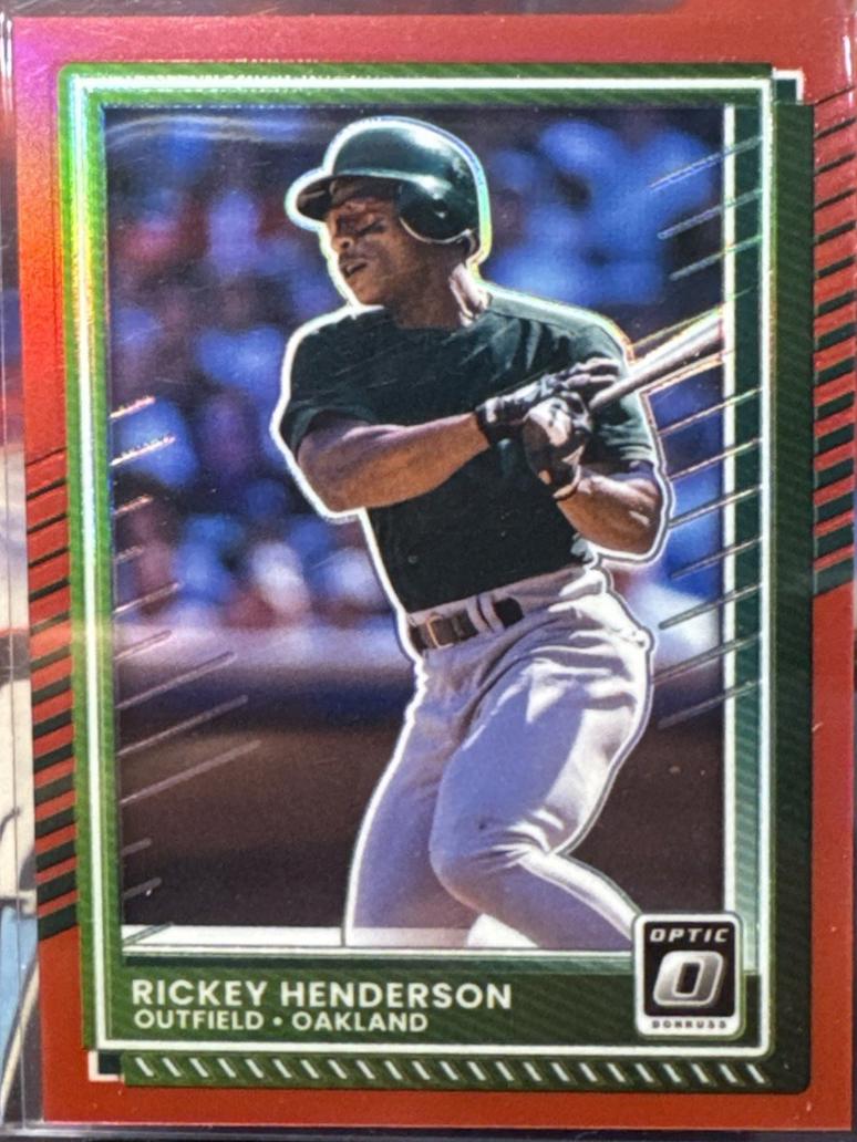 Rickey Henderson [Red Optic] #7
