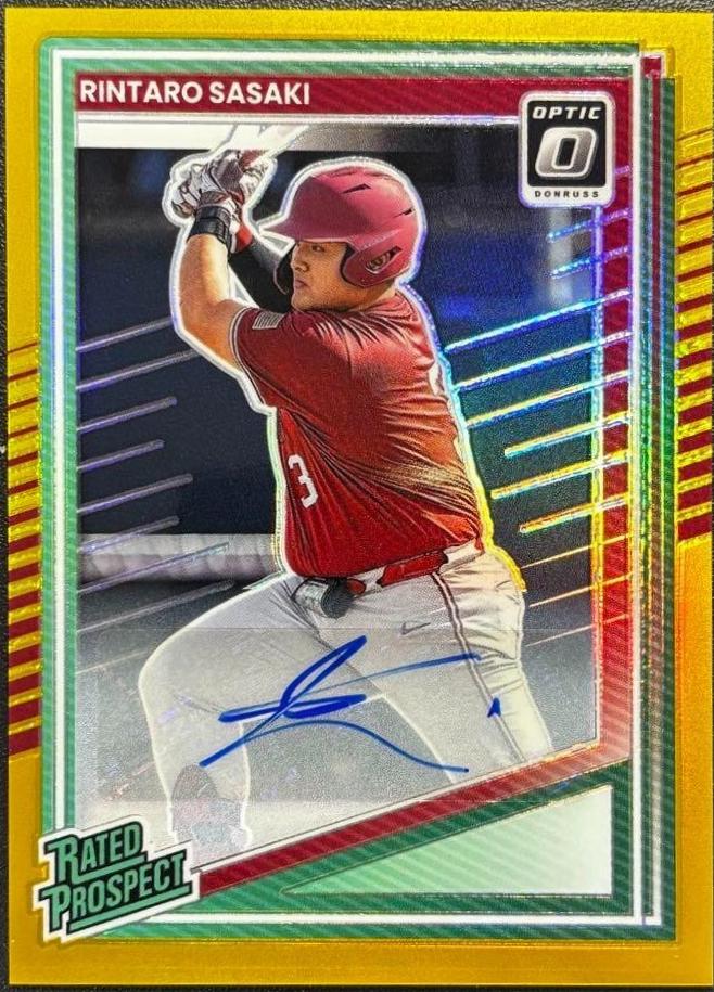 Rintaro Sasaki [Gold Optic Signature] #127