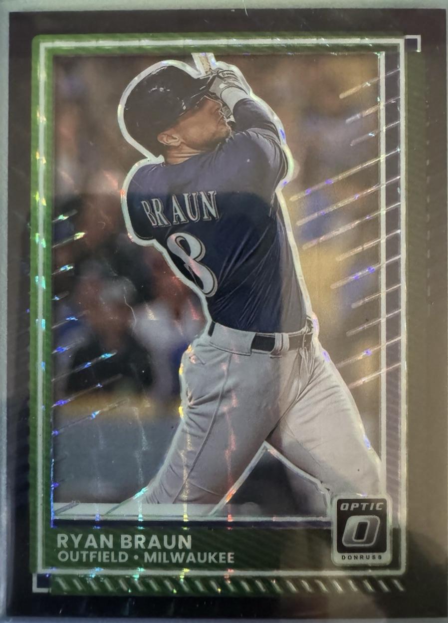 Ryan Braun [Black Finite Optic] #59