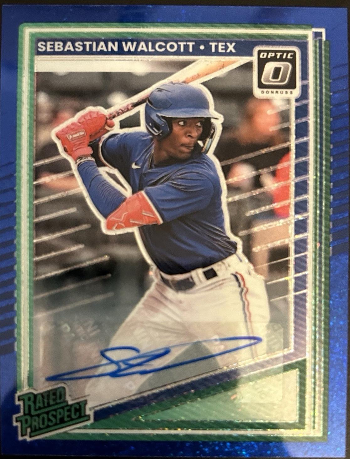 Sebastian Walcott [Blue Glitter Optic Signature] #103