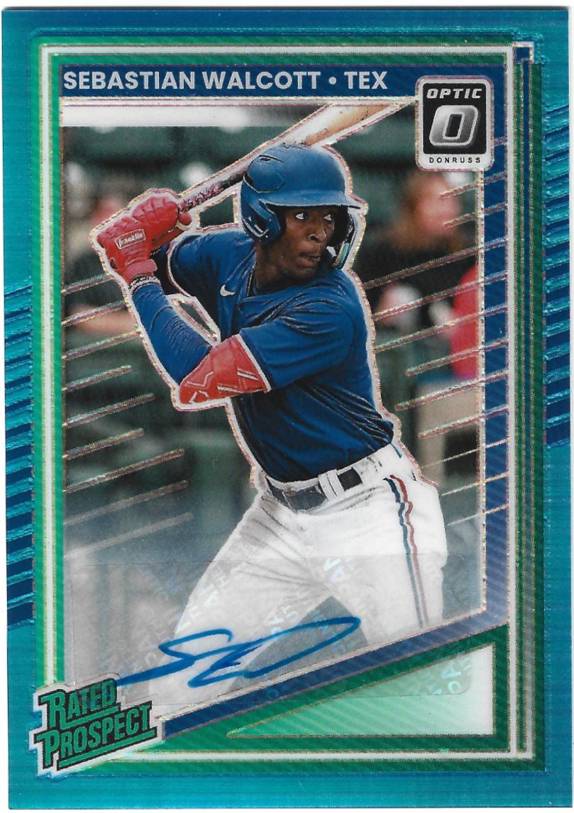 Sebastian Walcott [Carolina Blue Optic Signature] #103