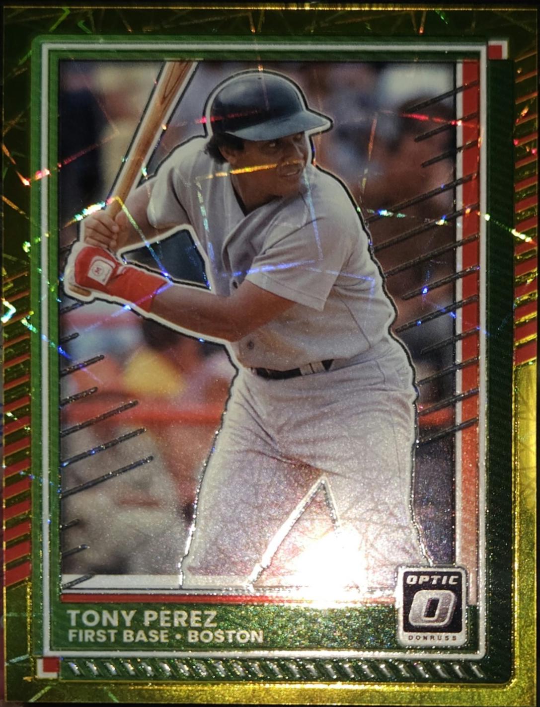 Tony Perez [Gold Velocity Optic] #56