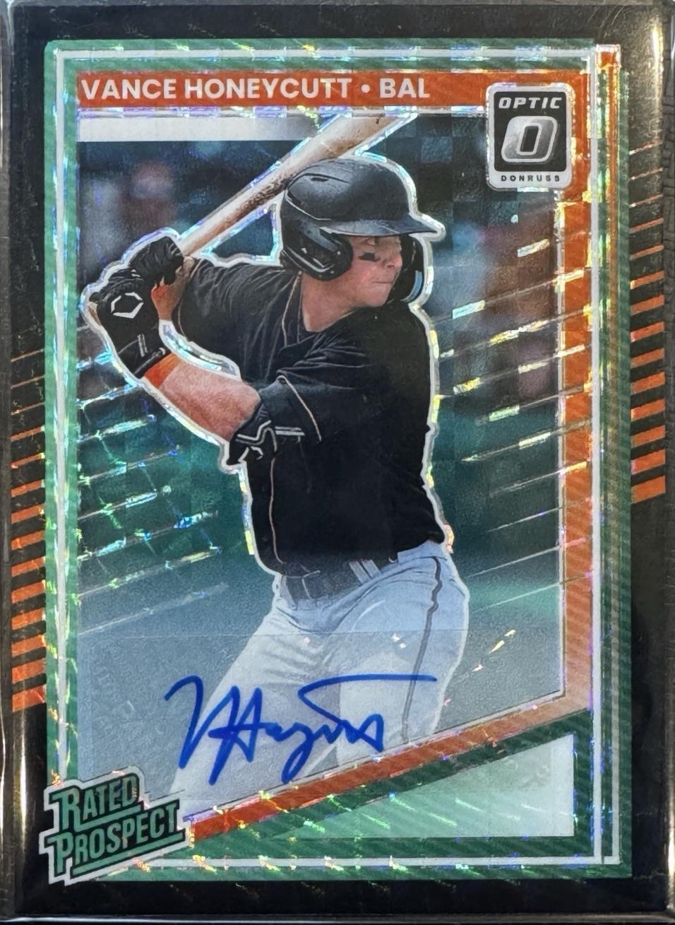 Vance Honeycutt [Black Finite Optic Signature] #161