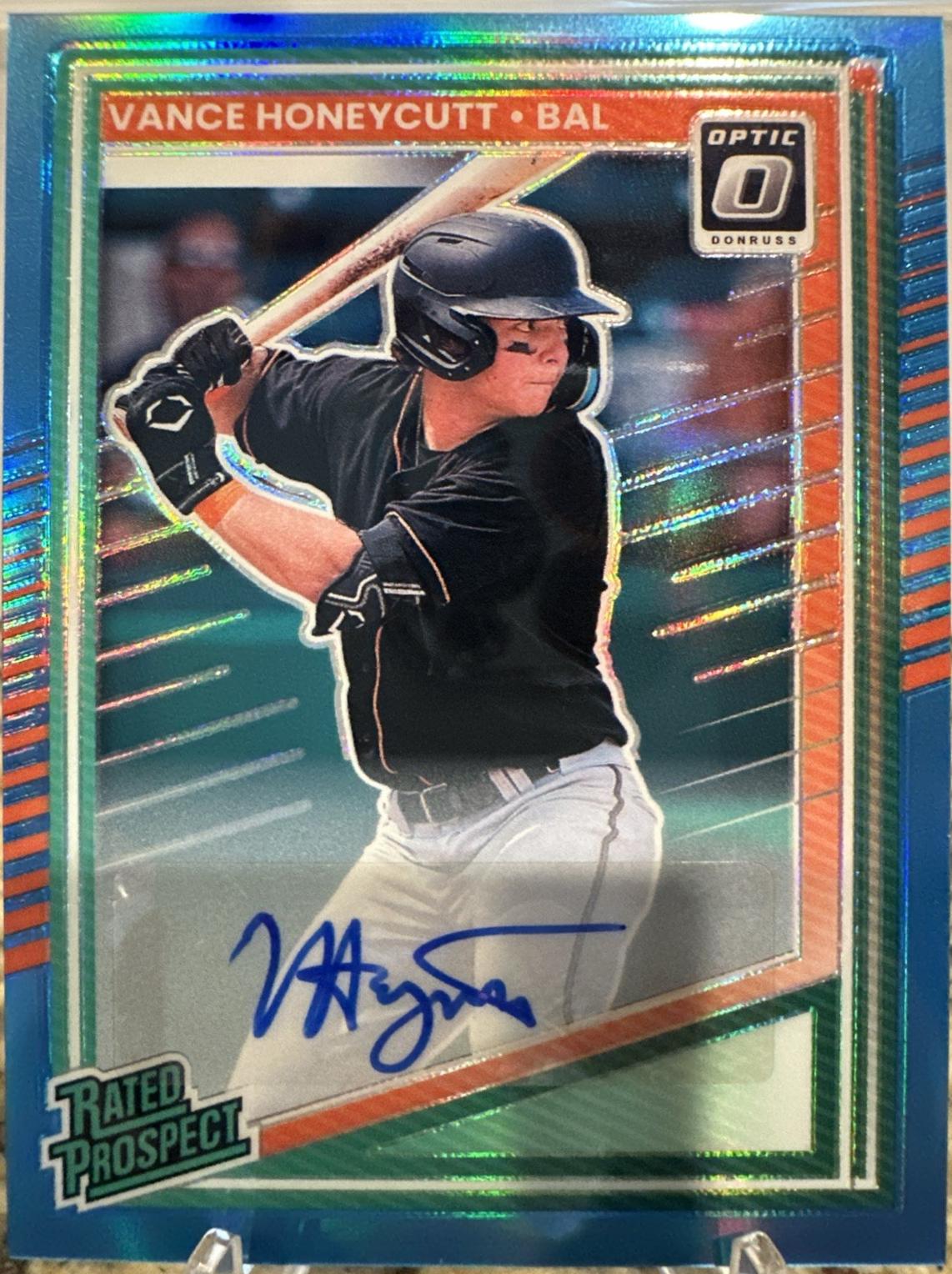 Vance Honeycutt [Carolina Blue Optic Signature] #161