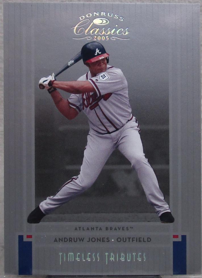 Andruw Jones [Timeless Tributes Silver] #183
