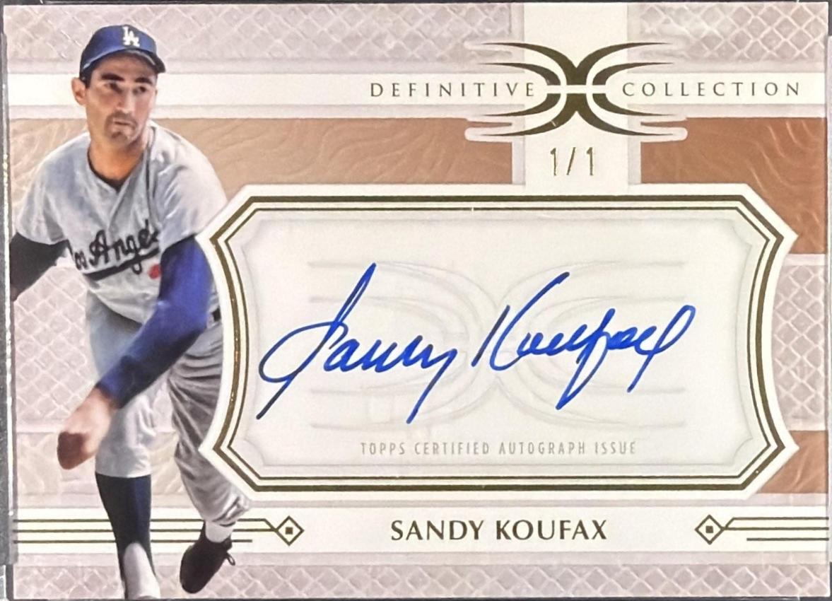 Sandy Koufax [Gold] #LAC-SK