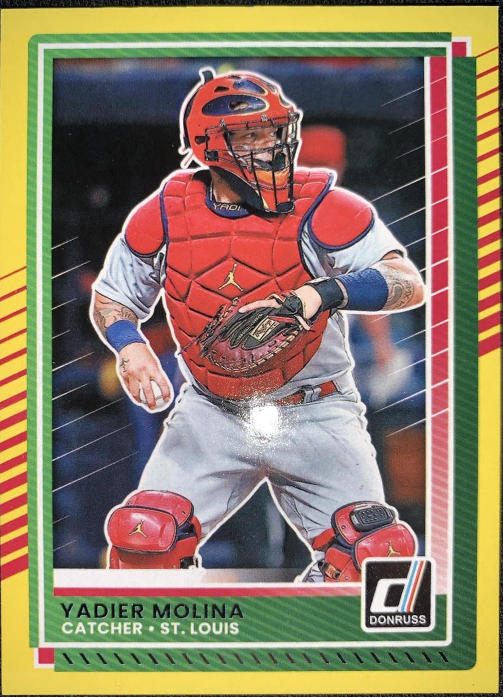 Yadier Molina [Yellow Flood] #66