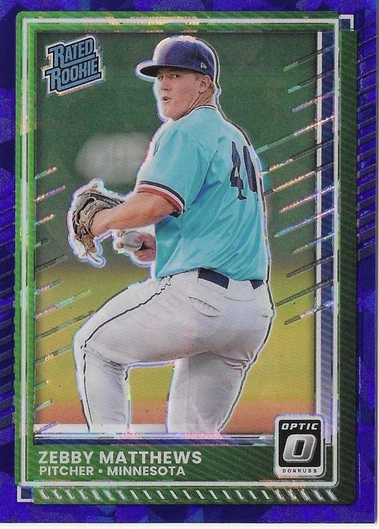 Zebby Matthews [Blue Cracked Ice Optic] #81