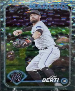 Jon Berti [Aqua Crackle Foil] #524
