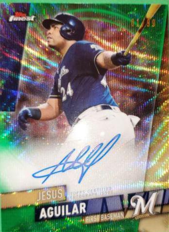 Jesus Aguilar [Green Wave Refractor] #FA-JAG