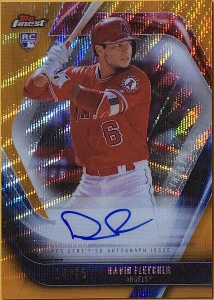 David Fletcher [Orange Wave Refractor] #FFA-DF