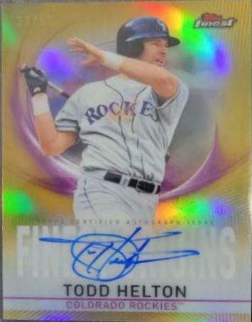 Todd Helton [Gold Refractor] #TH
