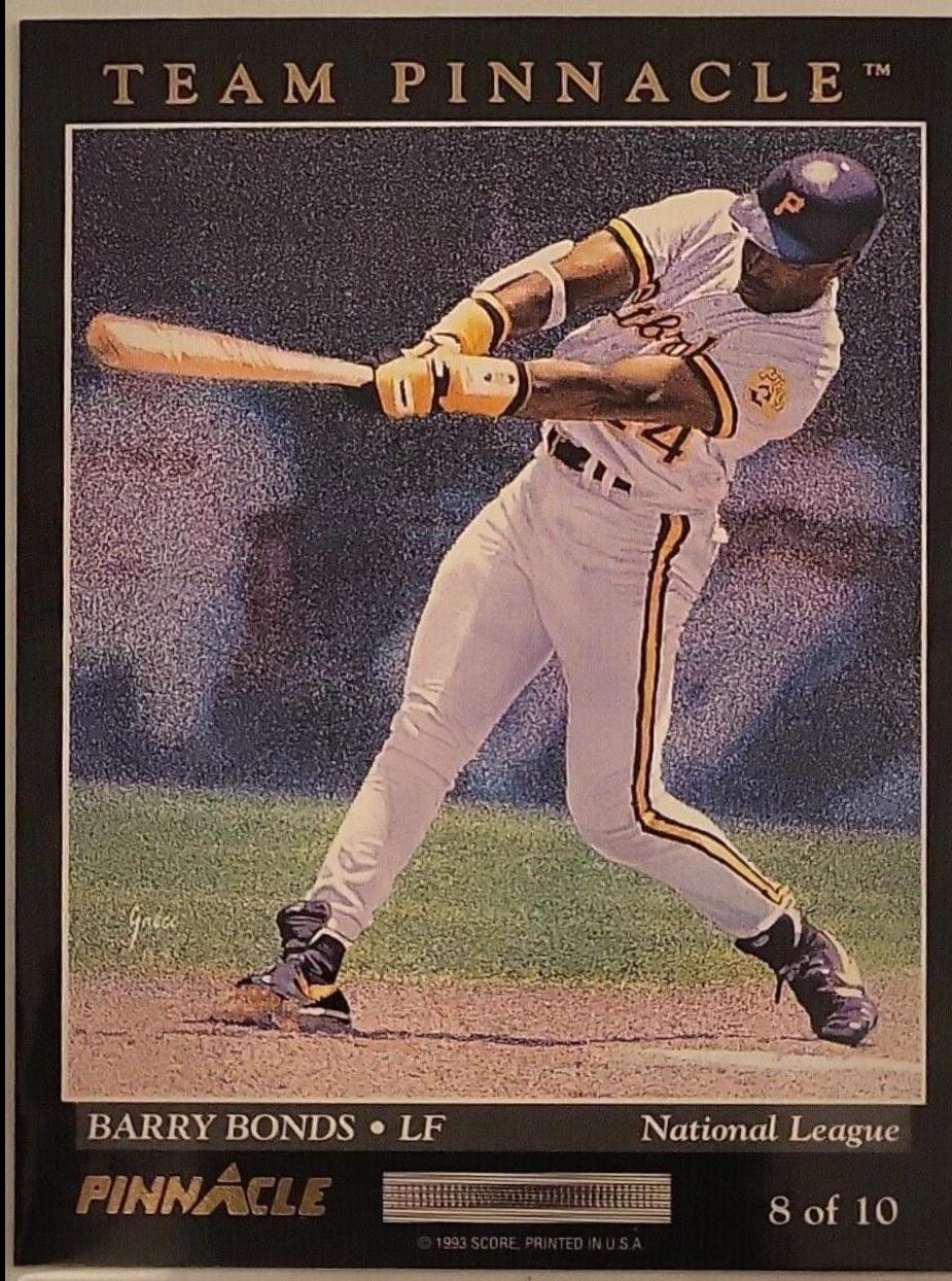 Barry Bonds #8 of 10