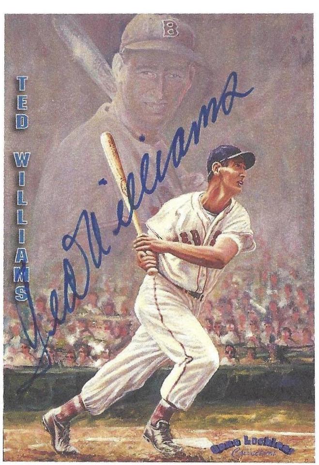 Ted Williams [Autograph] #LC9