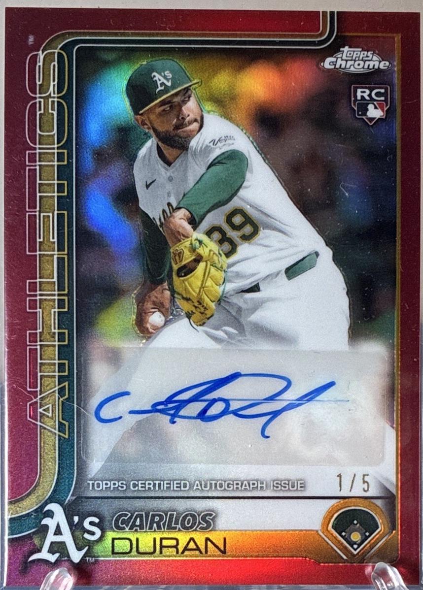 Carlos Duran [Red Wave Refractor] #AC-CDN