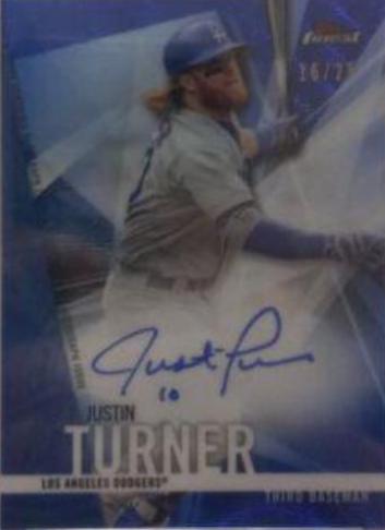 Justin Turner [Blue Wave Refractor] #FA-JT