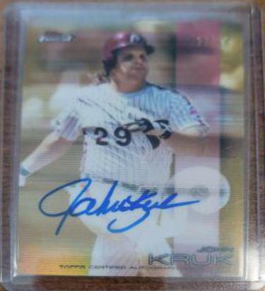 John Kruk [Gold Refractor] #FA-JKR