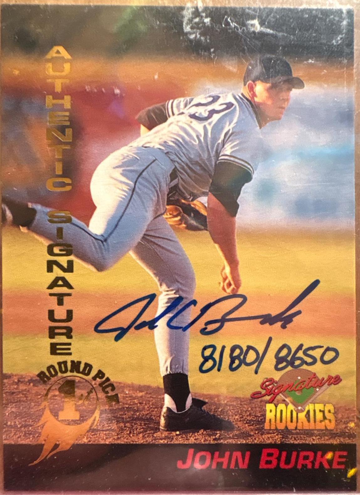 John Burke [Autograph] #21
